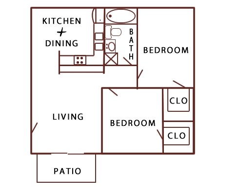 Unit 256 256 floor plan